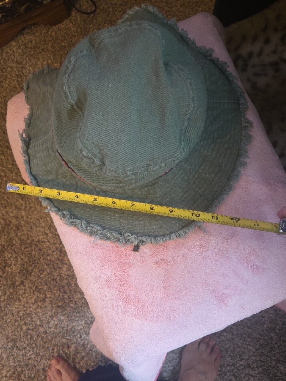 NATURAL LIFE Olive Green Sun Hat - Picture 8 of 9